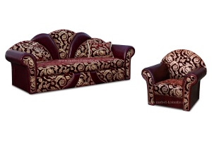 Набор мягкой мебели Катюша 3Д - мягкая мебель для дома и гостиниц, прямые диваны и кресла